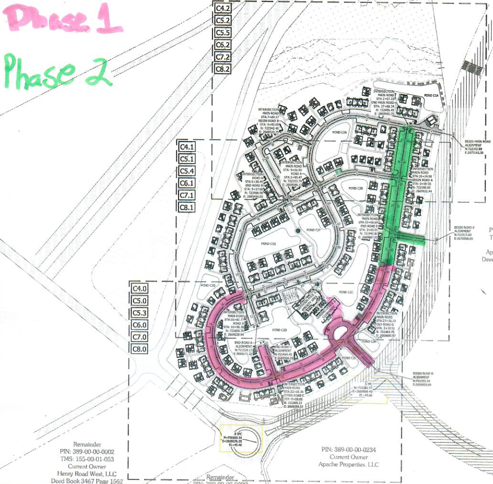 Cottages Phasing Map